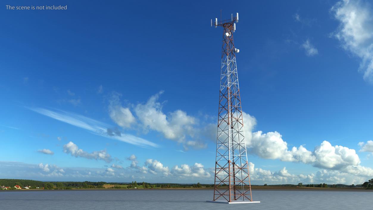 3D Cellular Communication Tower model