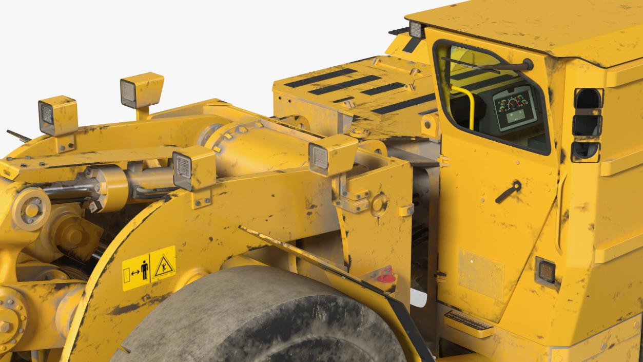 Mining Loader Dirty 3D model