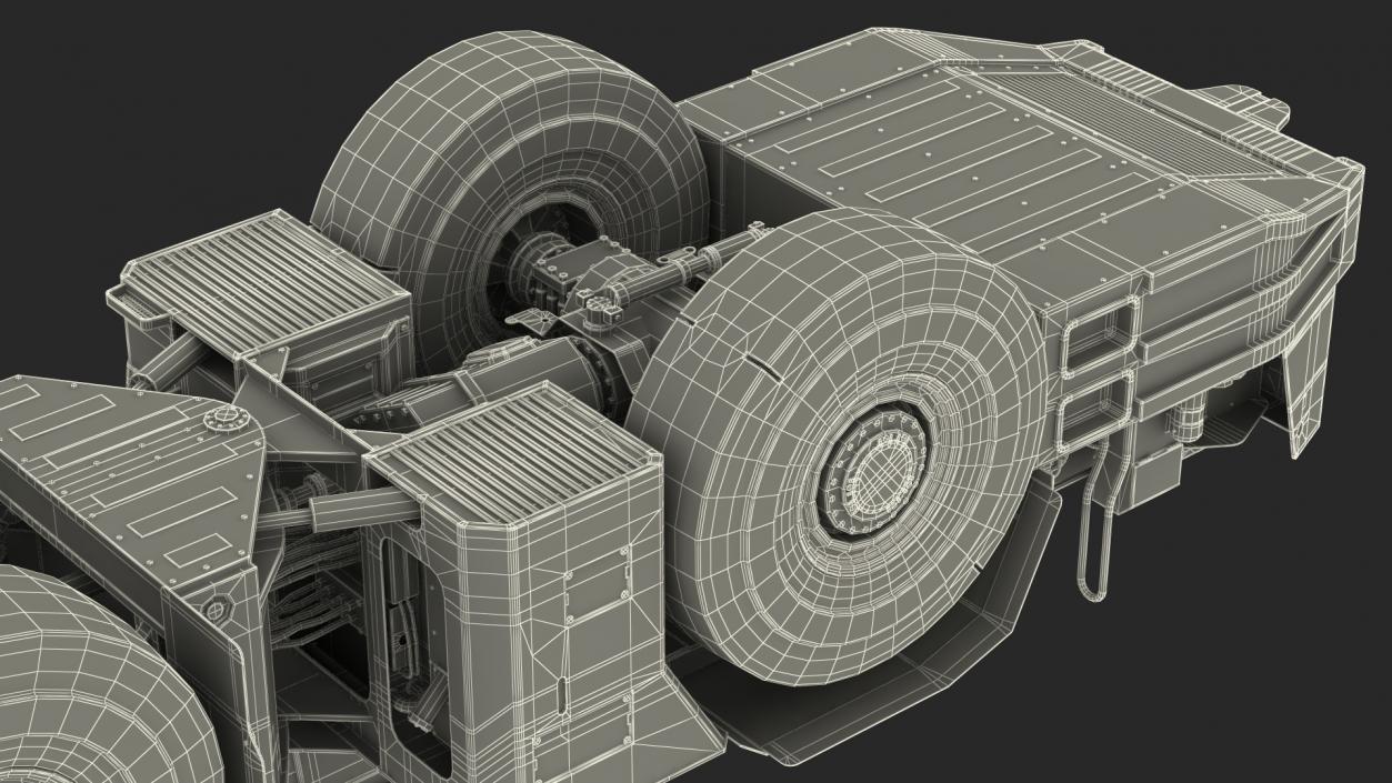 Mining Loader Dirty 3D model