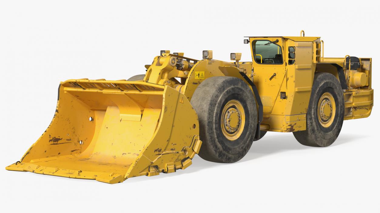 Mining Loader Dirty 3D model