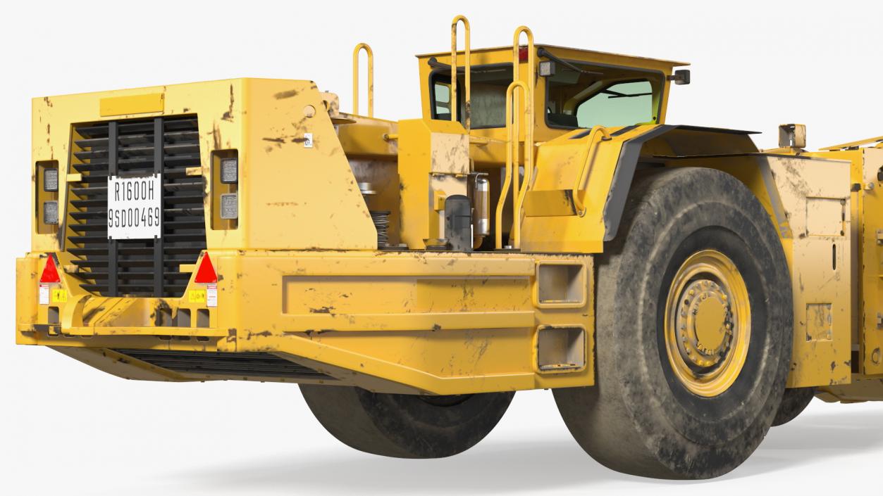 Mining Loader Dirty 3D model