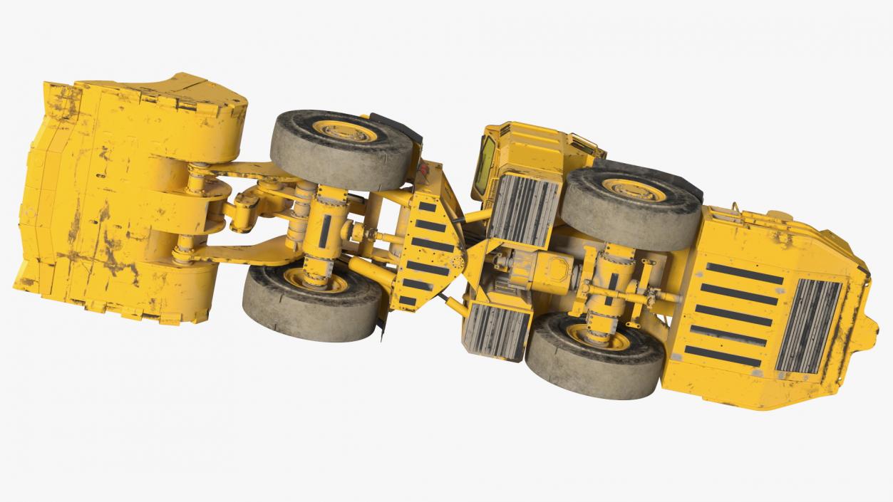 Mining Loader Dirty 3D model