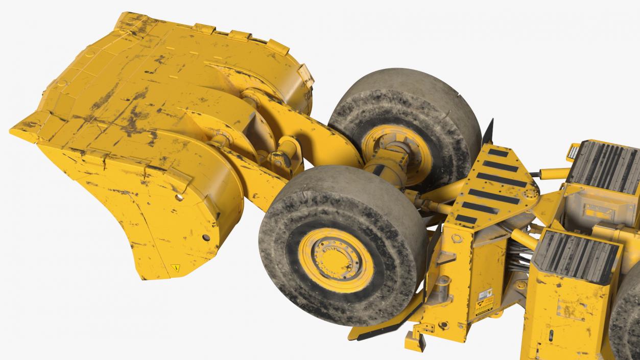 Mining Loader Dirty 3D model