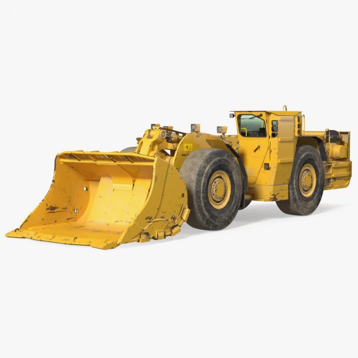 Mining Loader Dirty 3D model