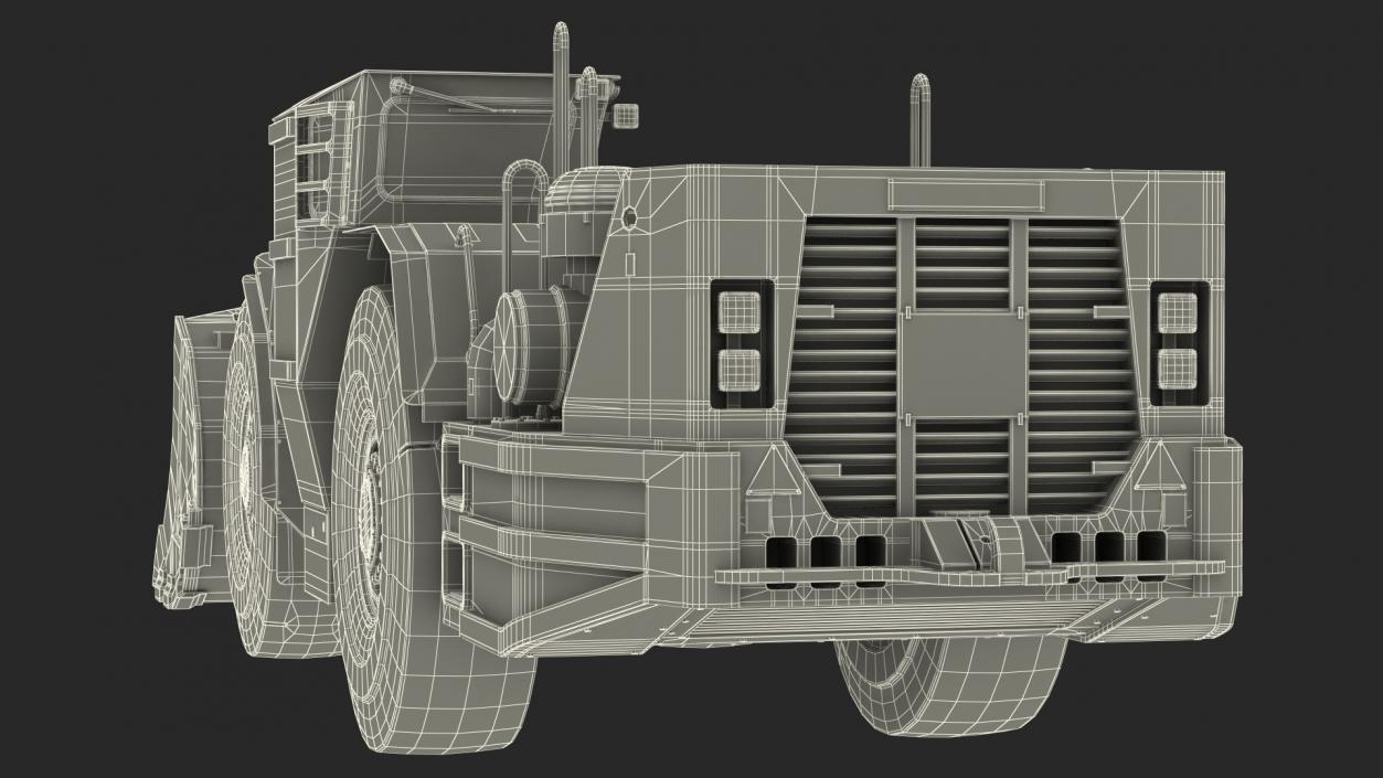 Mining Loader Dirty 3D model