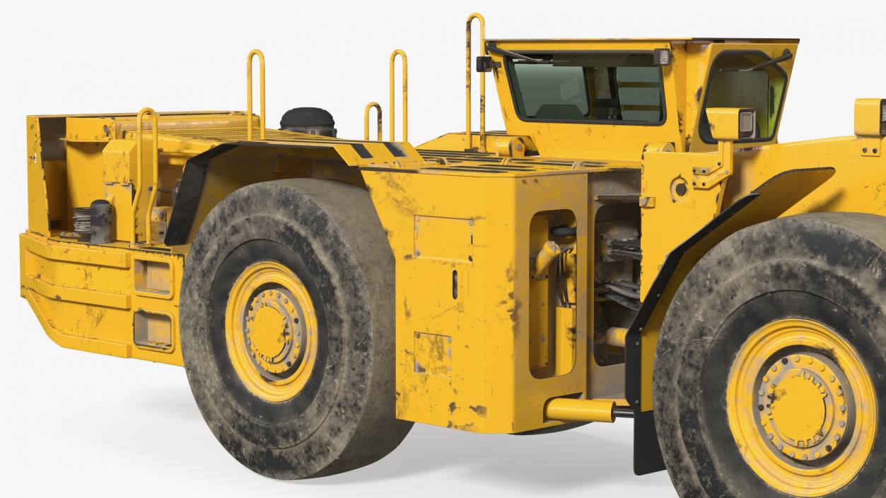 Mining Loader Dirty 3D model