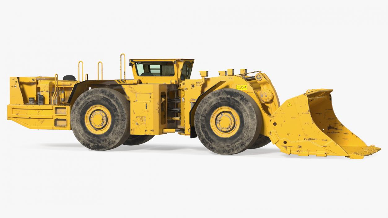 Mining Loader Dirty 3D model