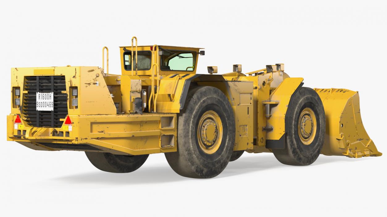 Mining Loader Dirty 3D model