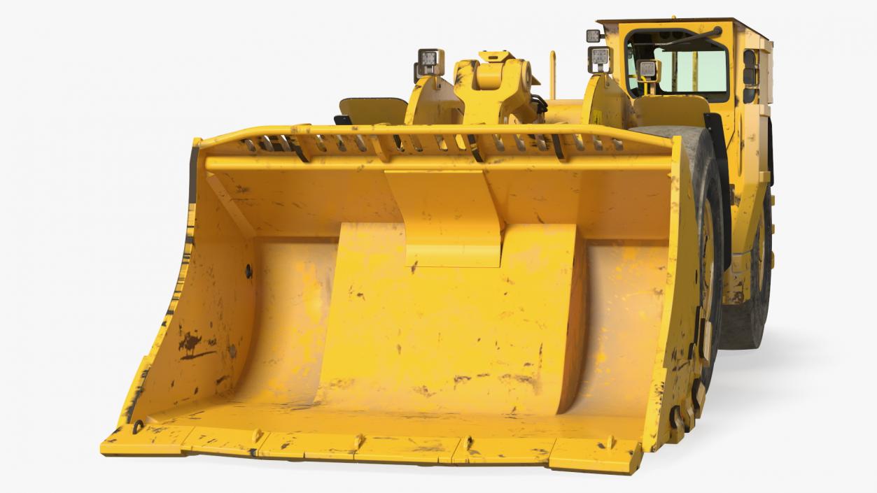 Mining Loader Dirty 3D model