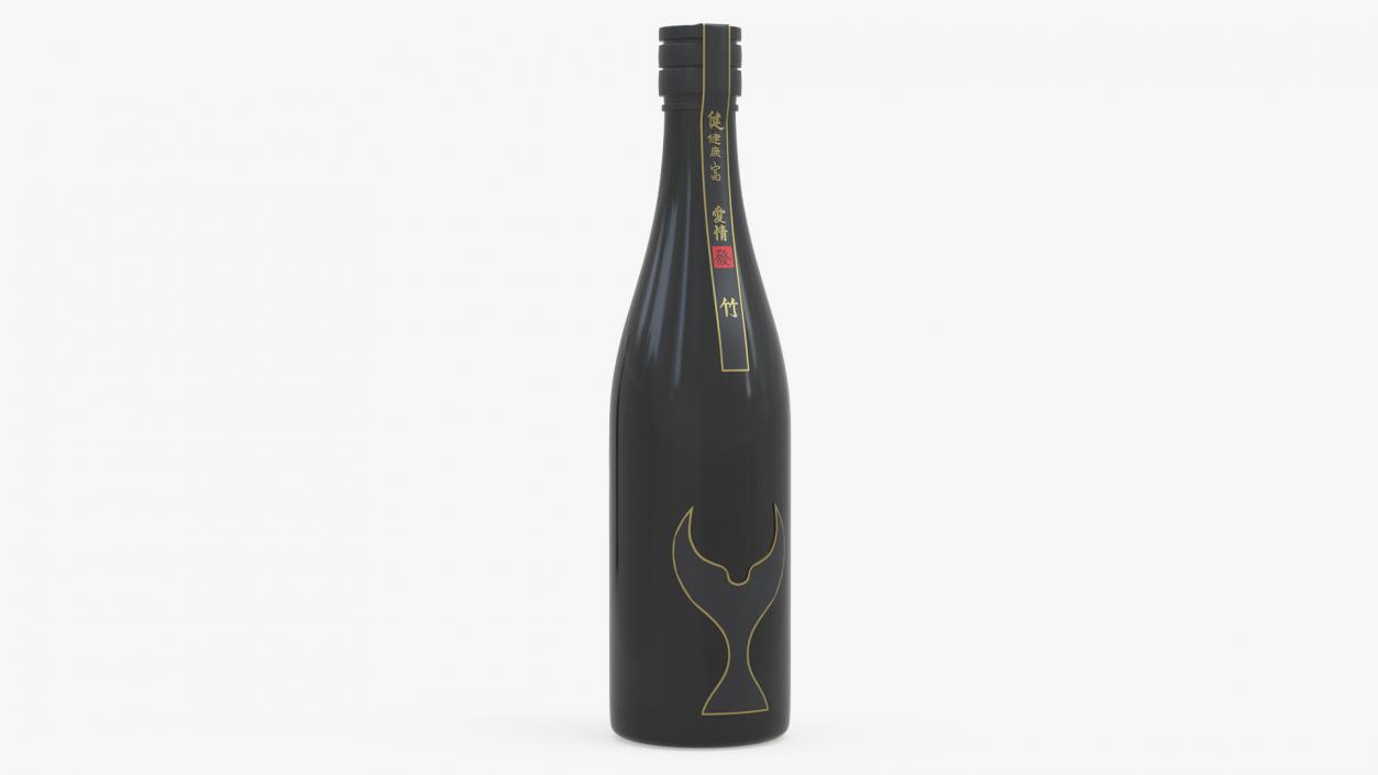 3D model Suigei Shuzo Junmai Daiginjo Mann Wine Bottle