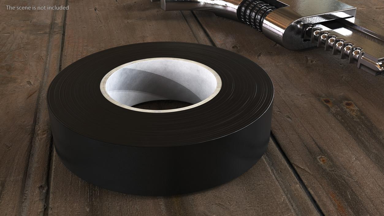 3D PVC Electrical Insulation Tape Black