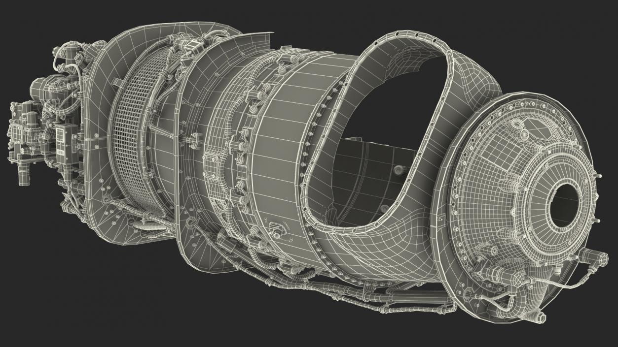 3D Empty Slice Engine model