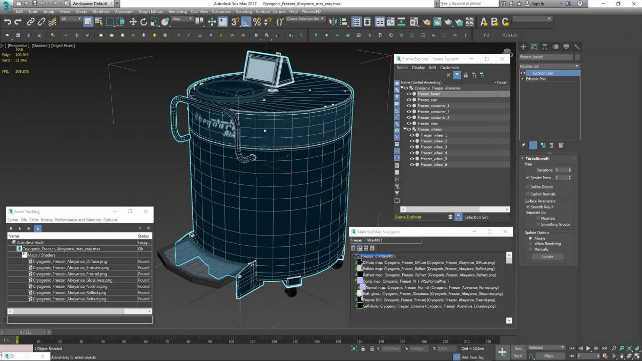 3D Cryogenic Freezer Abeyance