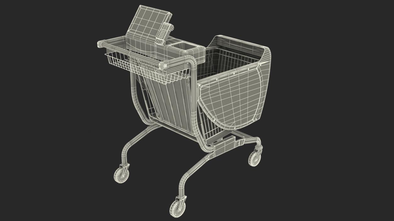 3D Smart Shopping Carts Collection