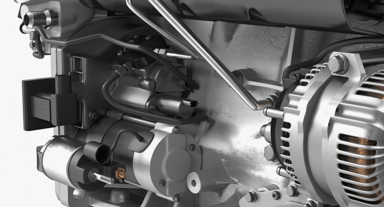 Turbo Diesel Engine 1.6 Liter 3D model