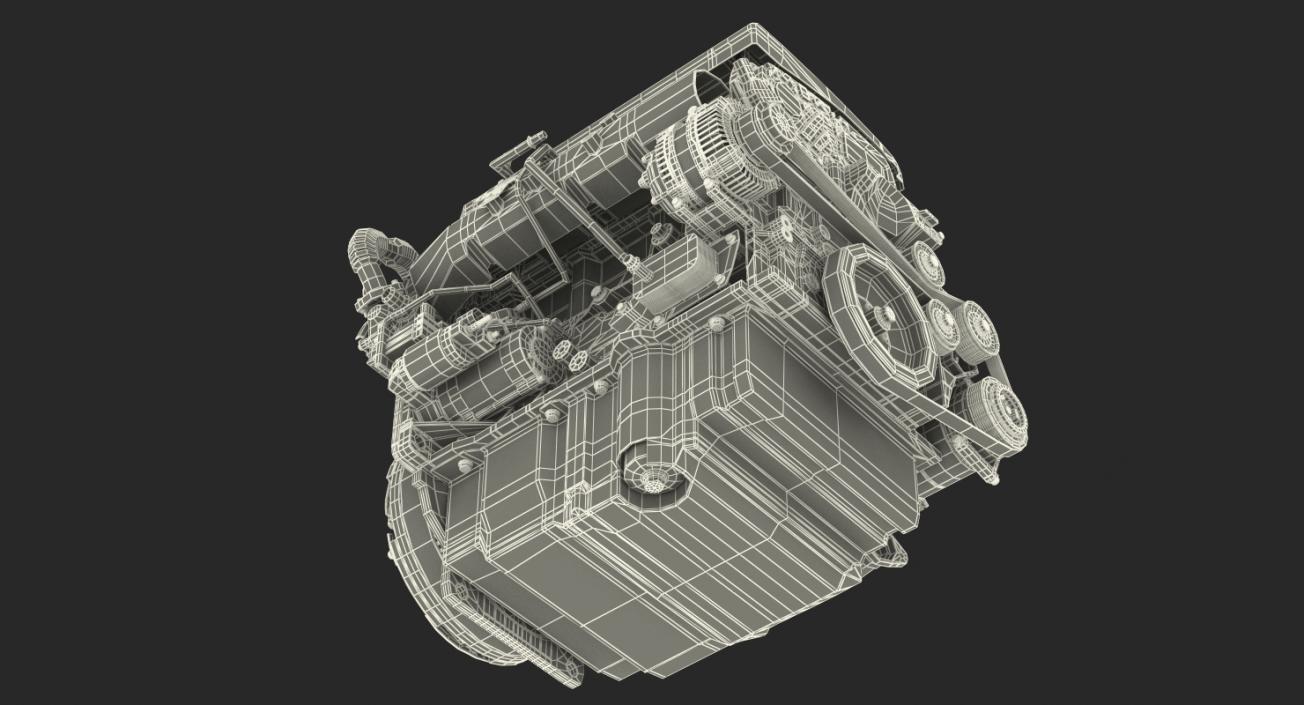 Turbo Diesel Engine 1.6 Liter 3D model