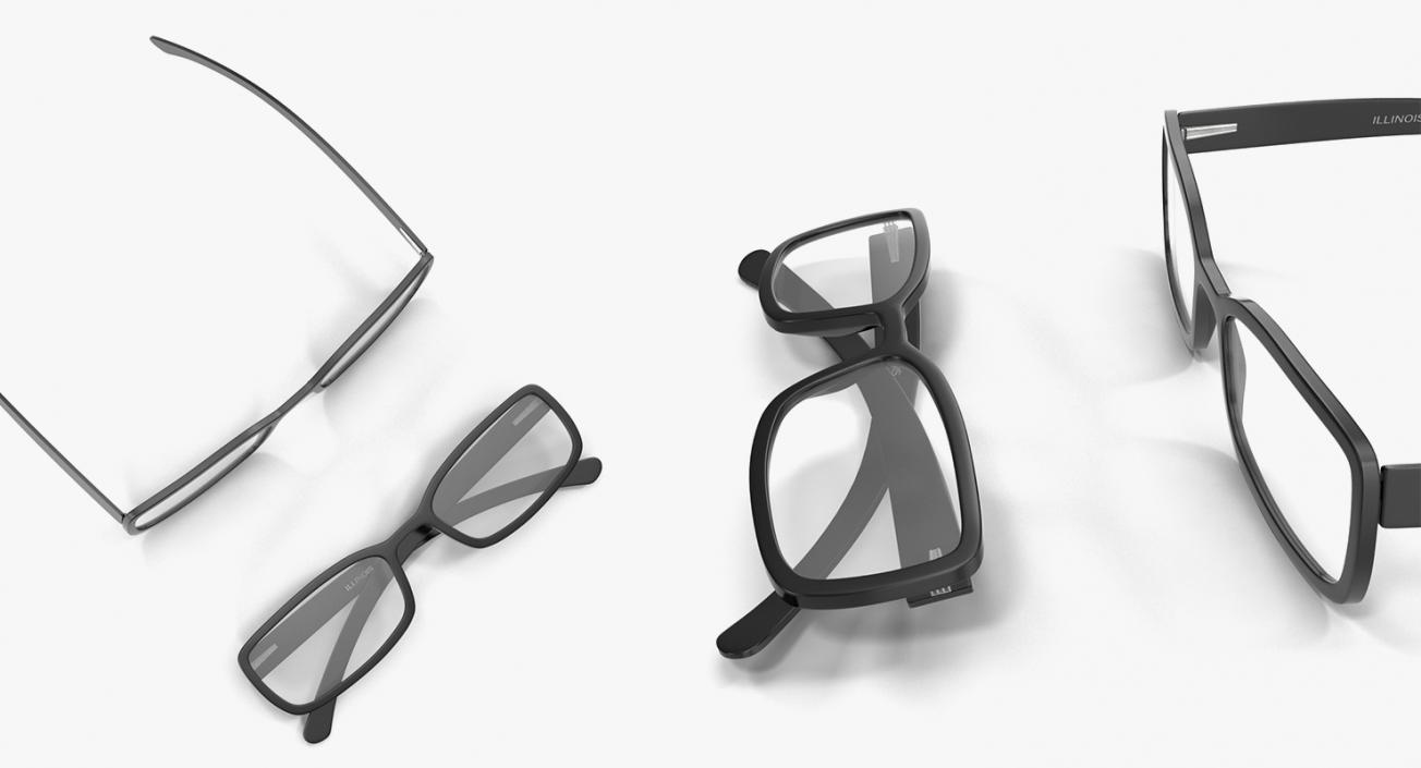 3D model Glasses 3D Models Collection 5