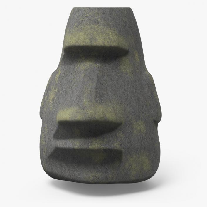 Emoji Moai 2 3D