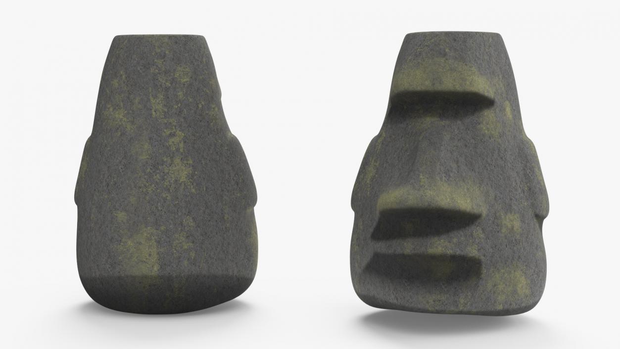 Emoji Moai 2 3D