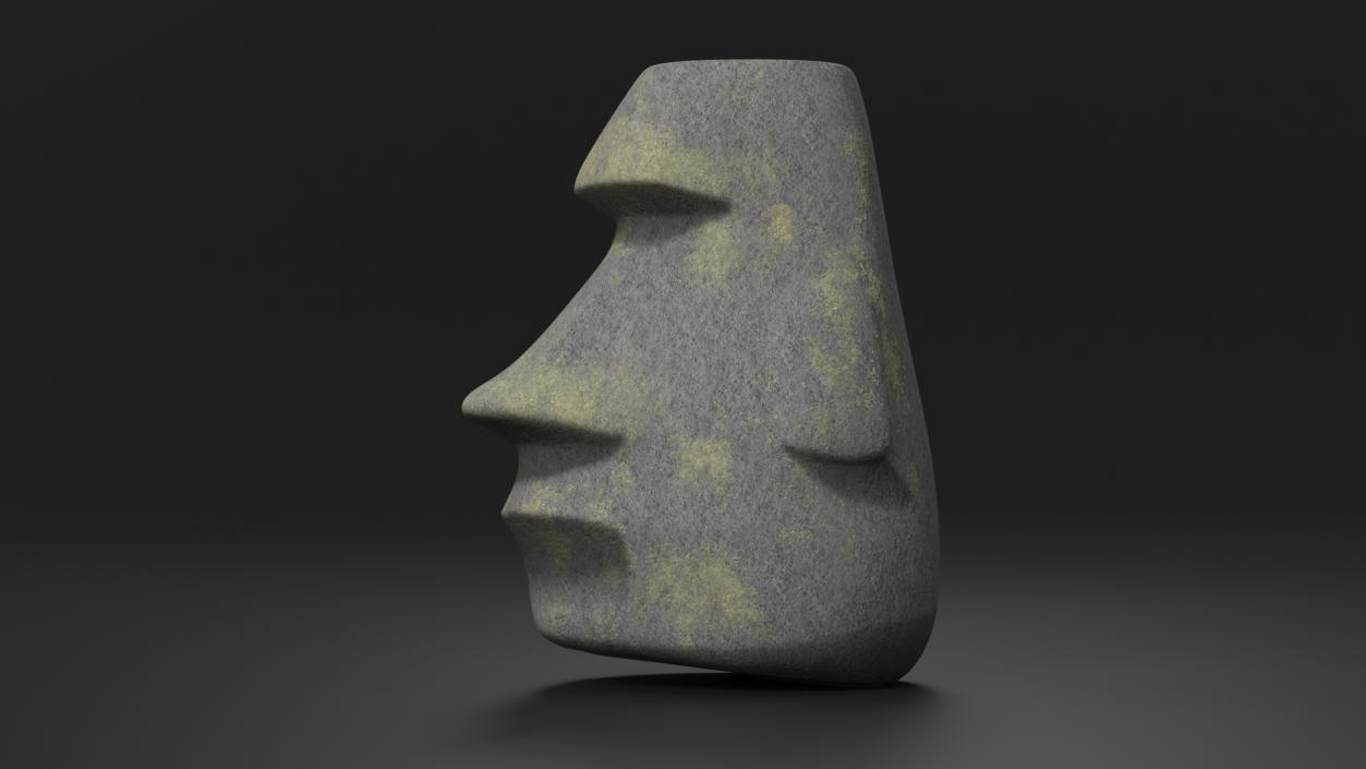 Emoji Moai 2 3D