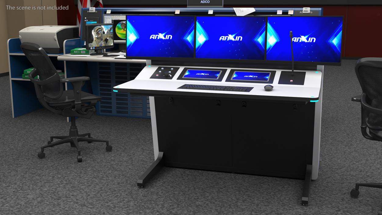 3D Anxin Control Room Console