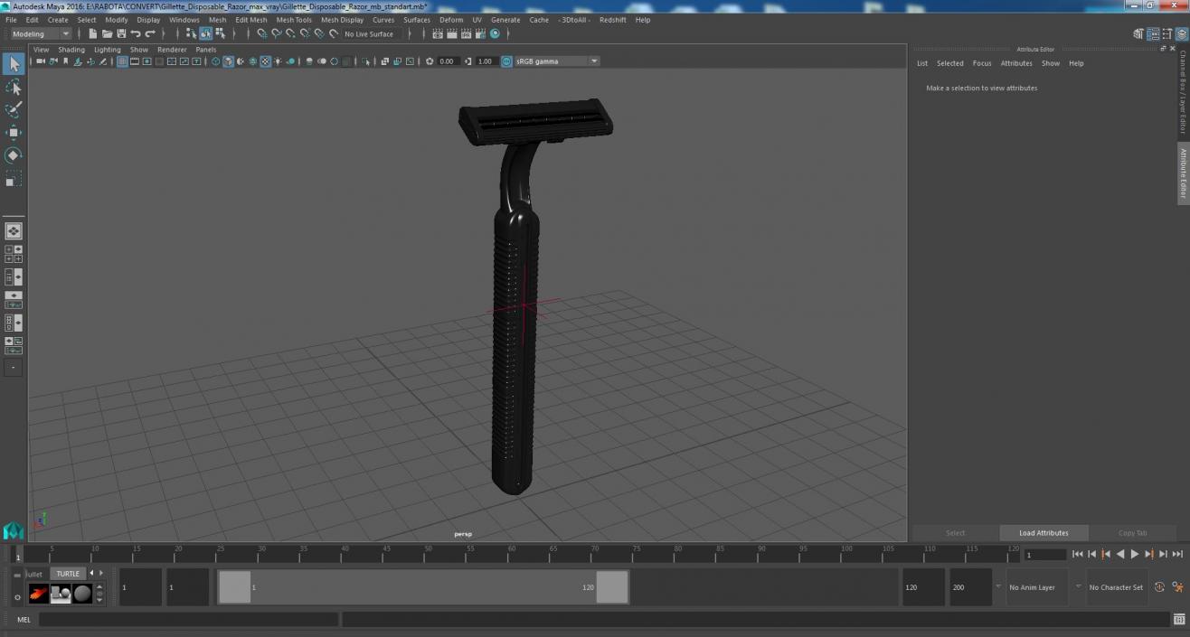 3D model Gillette Disposable Razor