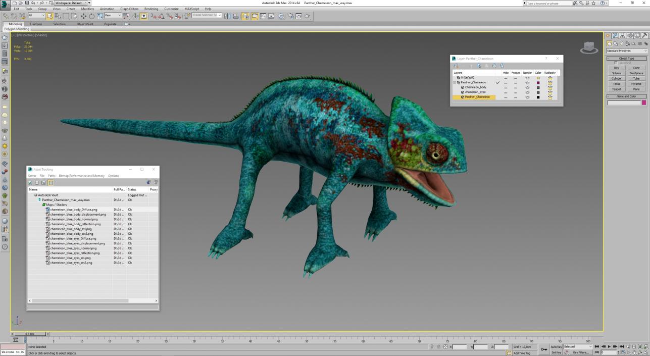 Panther Chameleon 3D