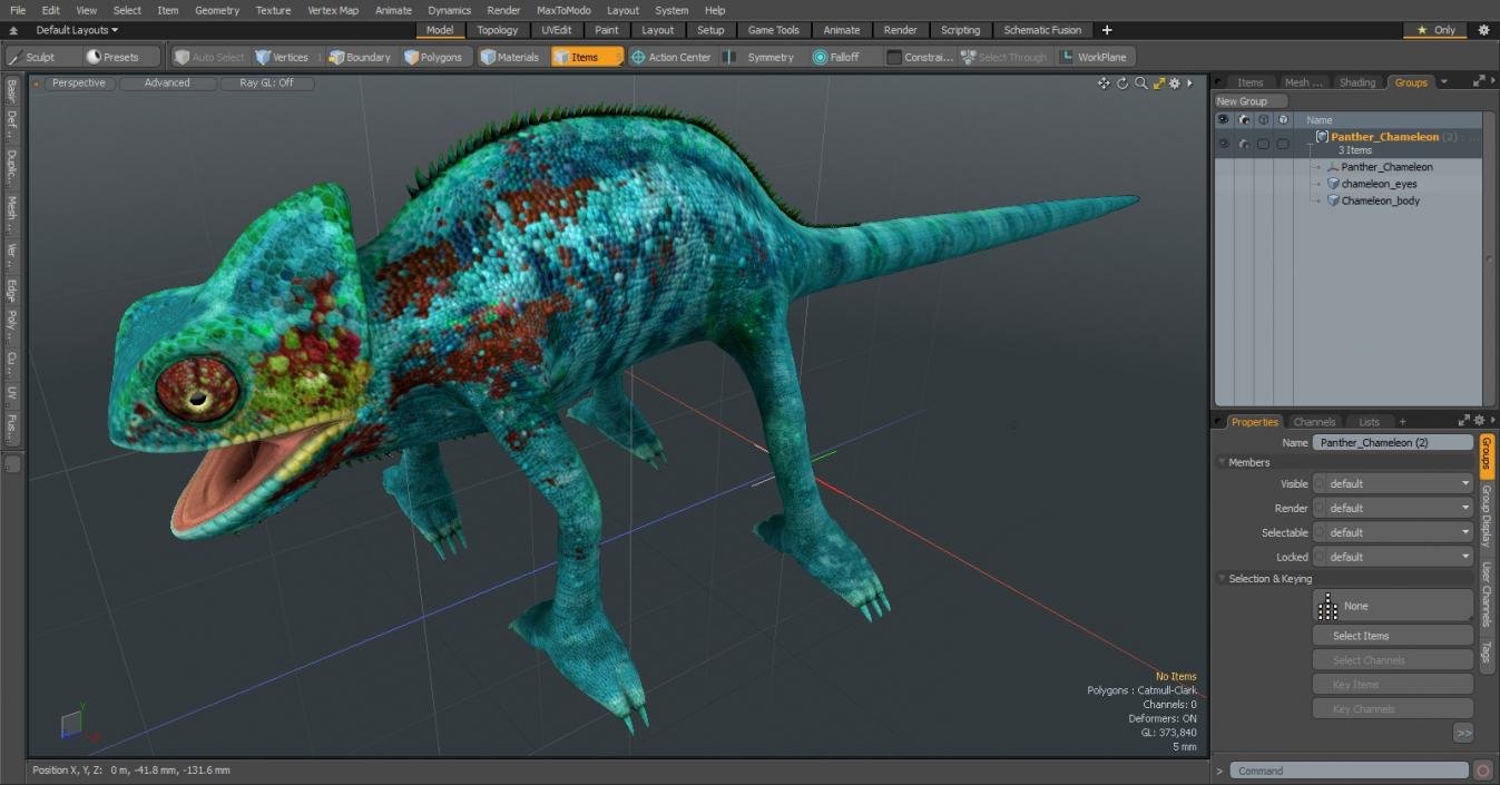 Panther Chameleon 3D