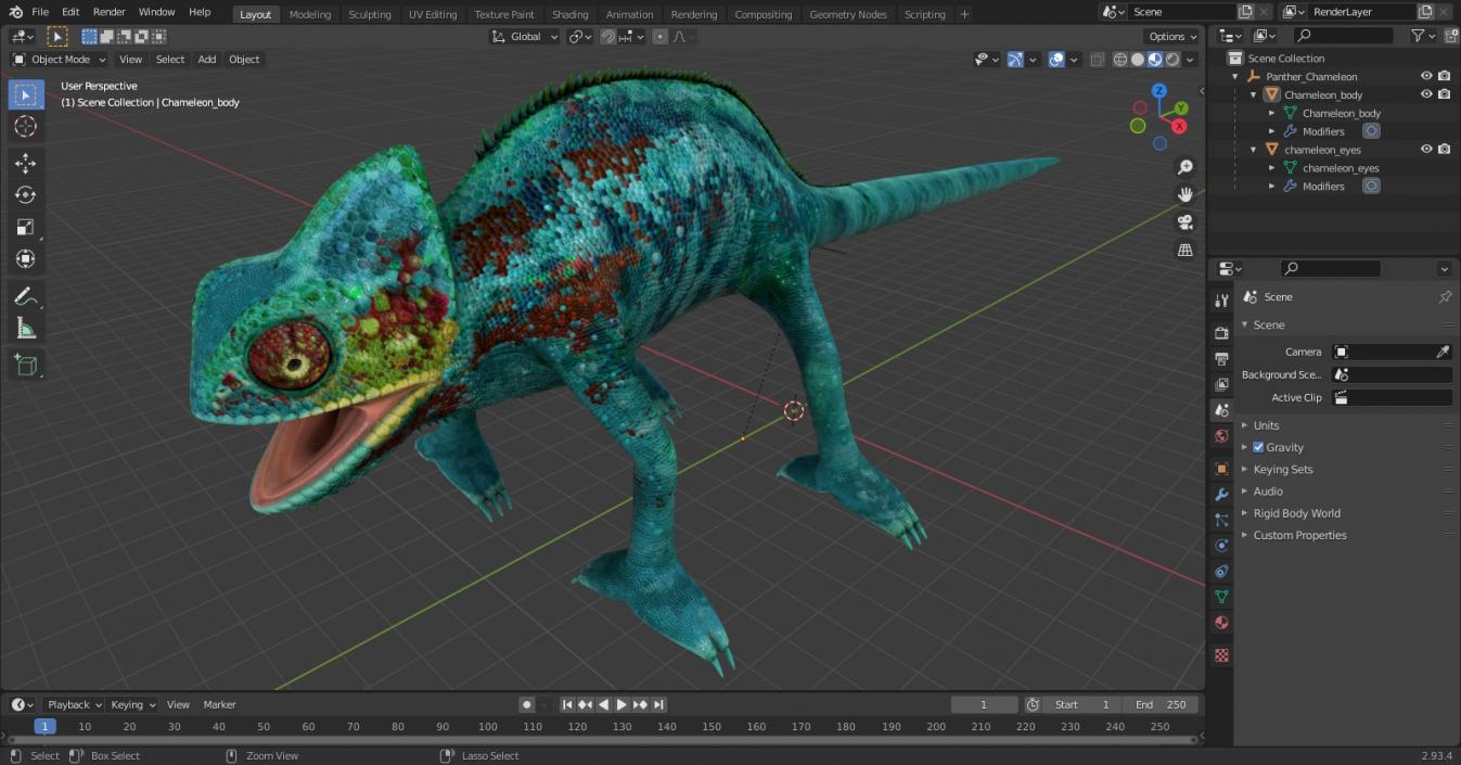 Panther Chameleon 3D