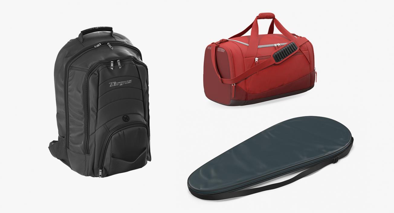 3D Sport Bags 3D Models Collection