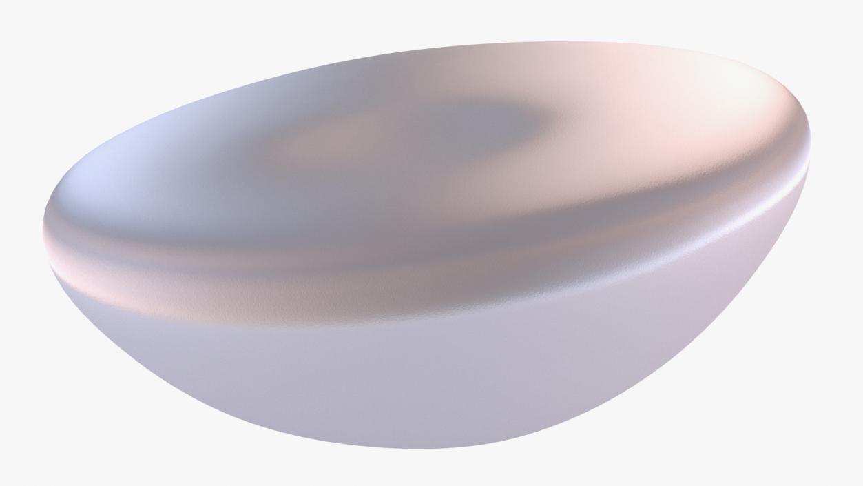 3D Textured Full Breast Implant model