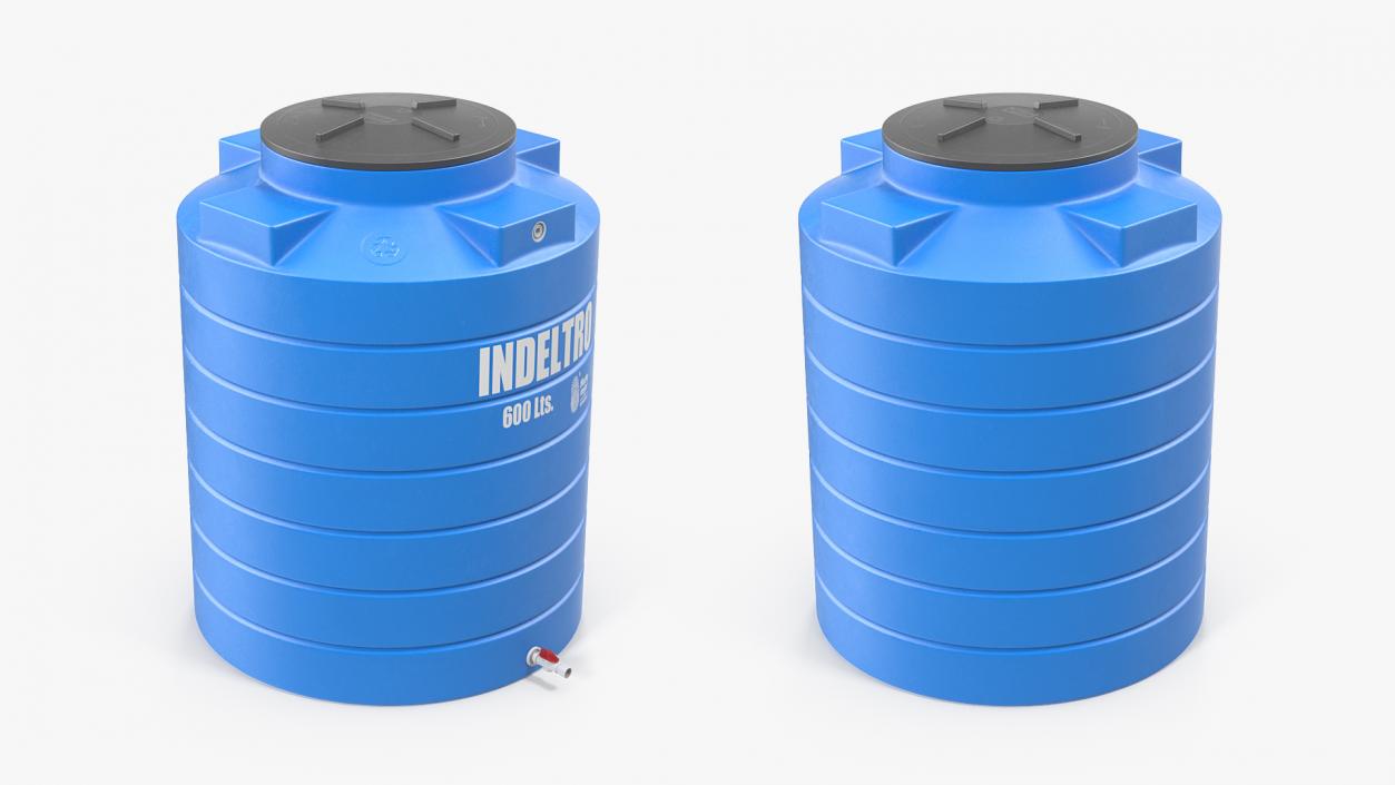 3D Plastic Water Storage Tank 600L