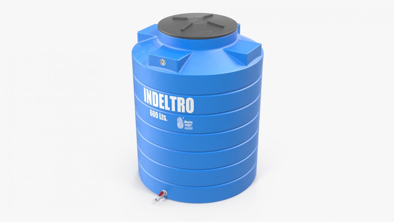 3D Plastic Water Storage Tank 600L