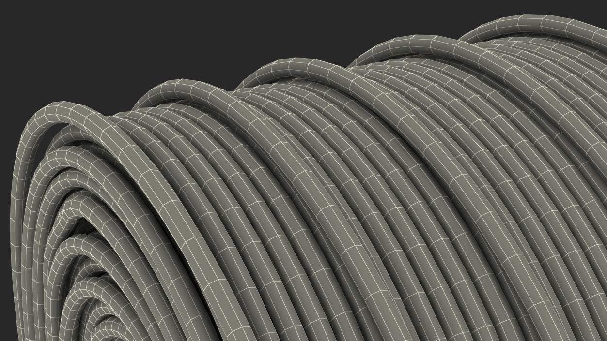 3D model Orange Electrical Conduit