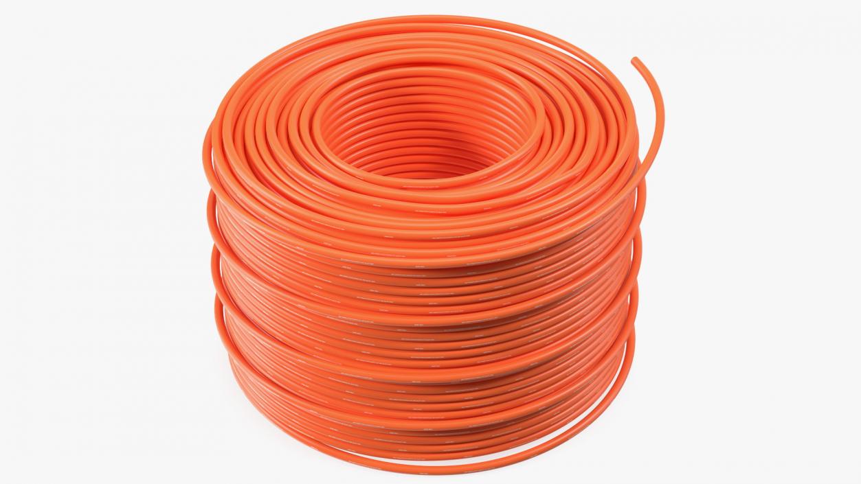 3D model Orange Electrical Conduit