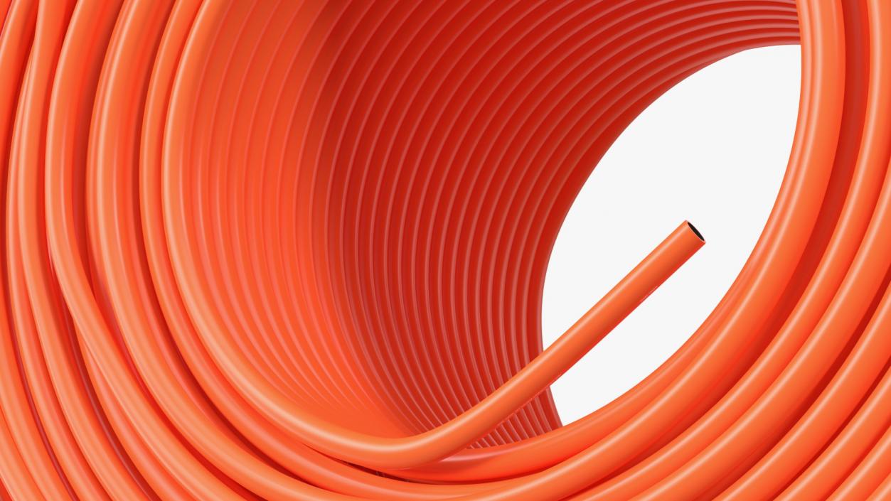 3D model Orange Electrical Conduit