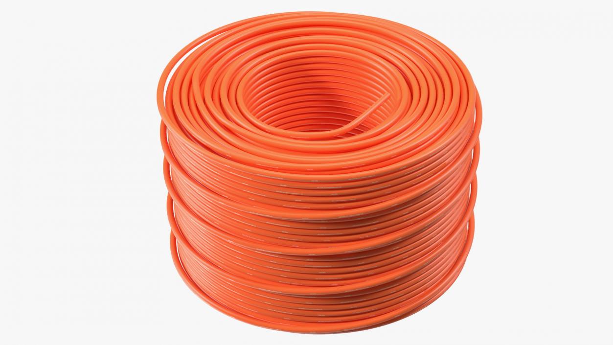 3D model Orange Electrical Conduit