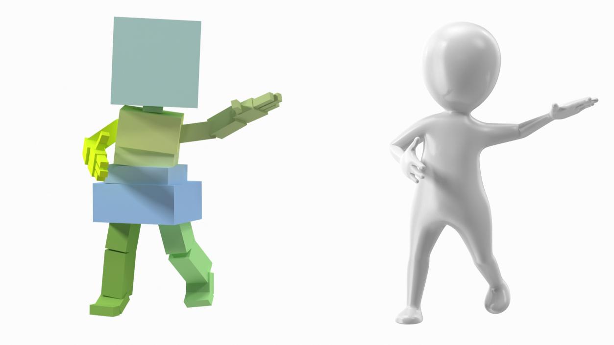 3D model Stickman Rigged