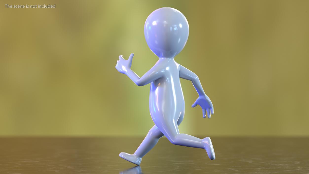 3D model Stickman Rigged