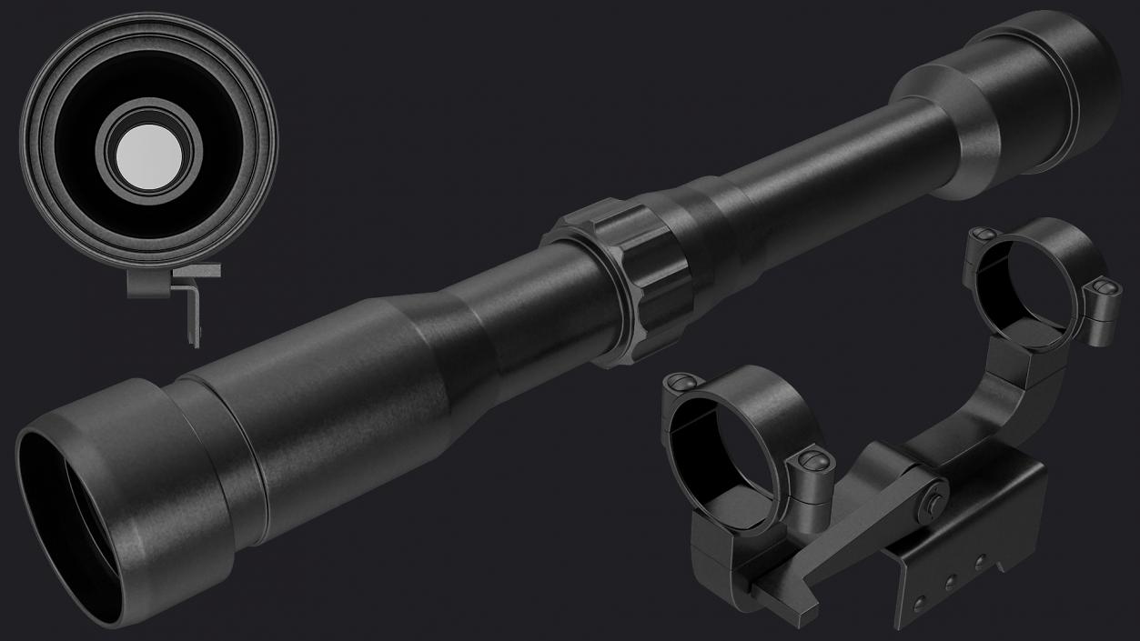 WW2 German Telescopic Sight 3D