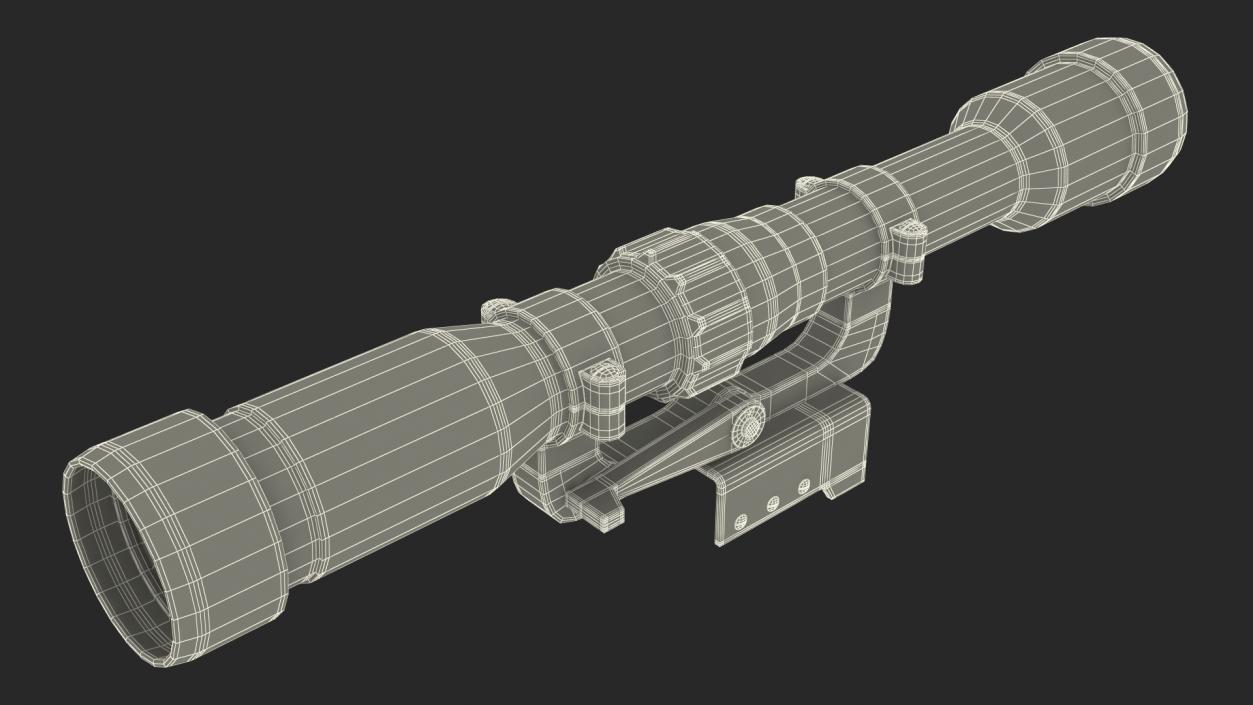 WW2 German Telescopic Sight 3D