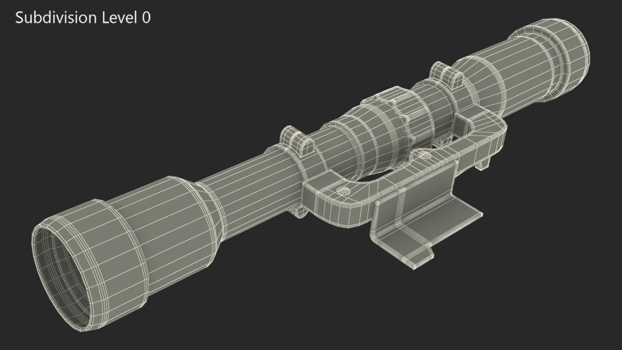 WW2 German Telescopic Sight 3D