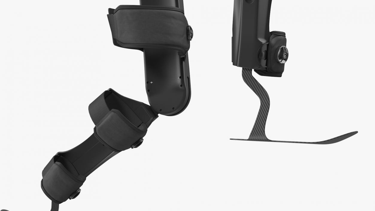 3D model Rehabilitation Exoskeleton Indego Rigged