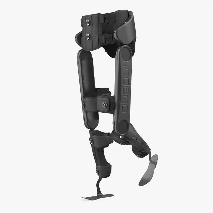 3D model Rehabilitation Exoskeleton Indego Rigged