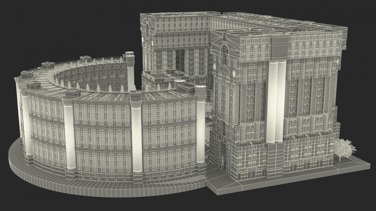 3D Abraxas Spaces Building Complex 2 model