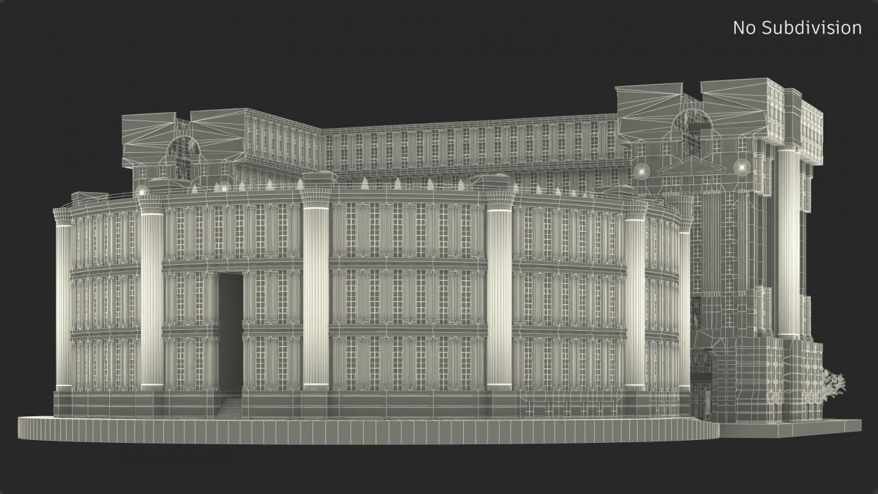 3D Abraxas Spaces Building Complex 2 model