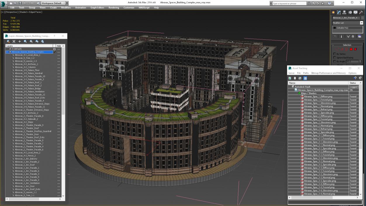 3D Abraxas Spaces Building Complex 2 model