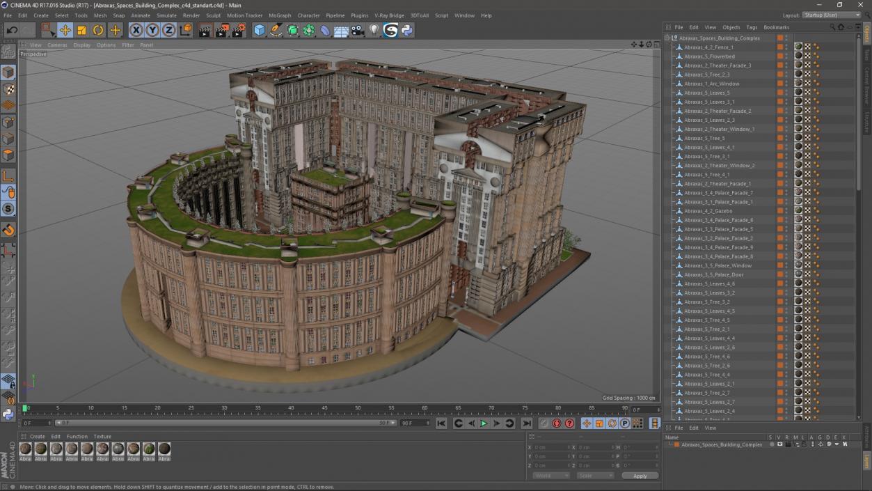 3D Abraxas Spaces Building Complex 2 model