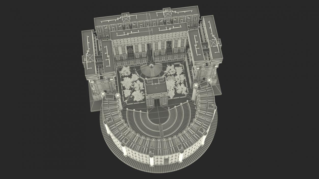 3D Abraxas Spaces Building Complex 2 model