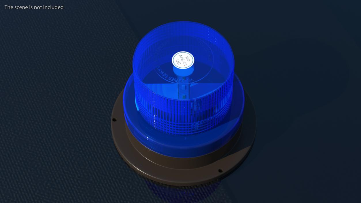 3D model LED Beacon Blue